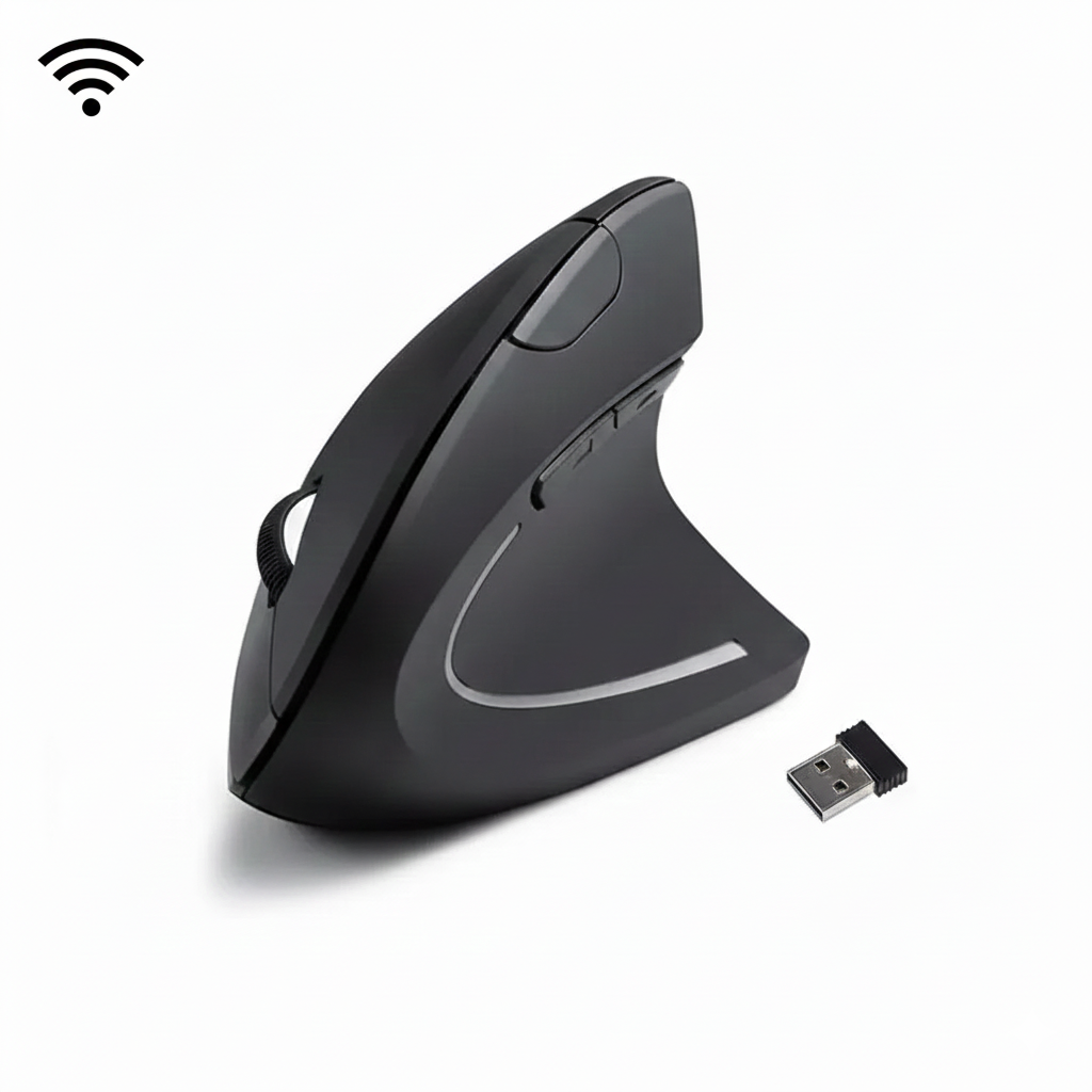 Ergonomic Vertical Wireless Mouse